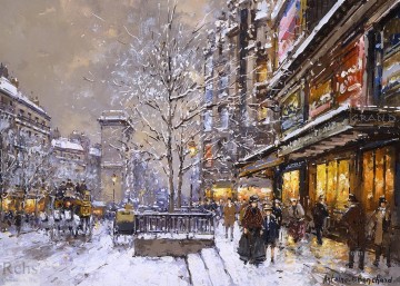  Boulevard Arte - AB grands boulevard et porte st denis sous la neige parisino